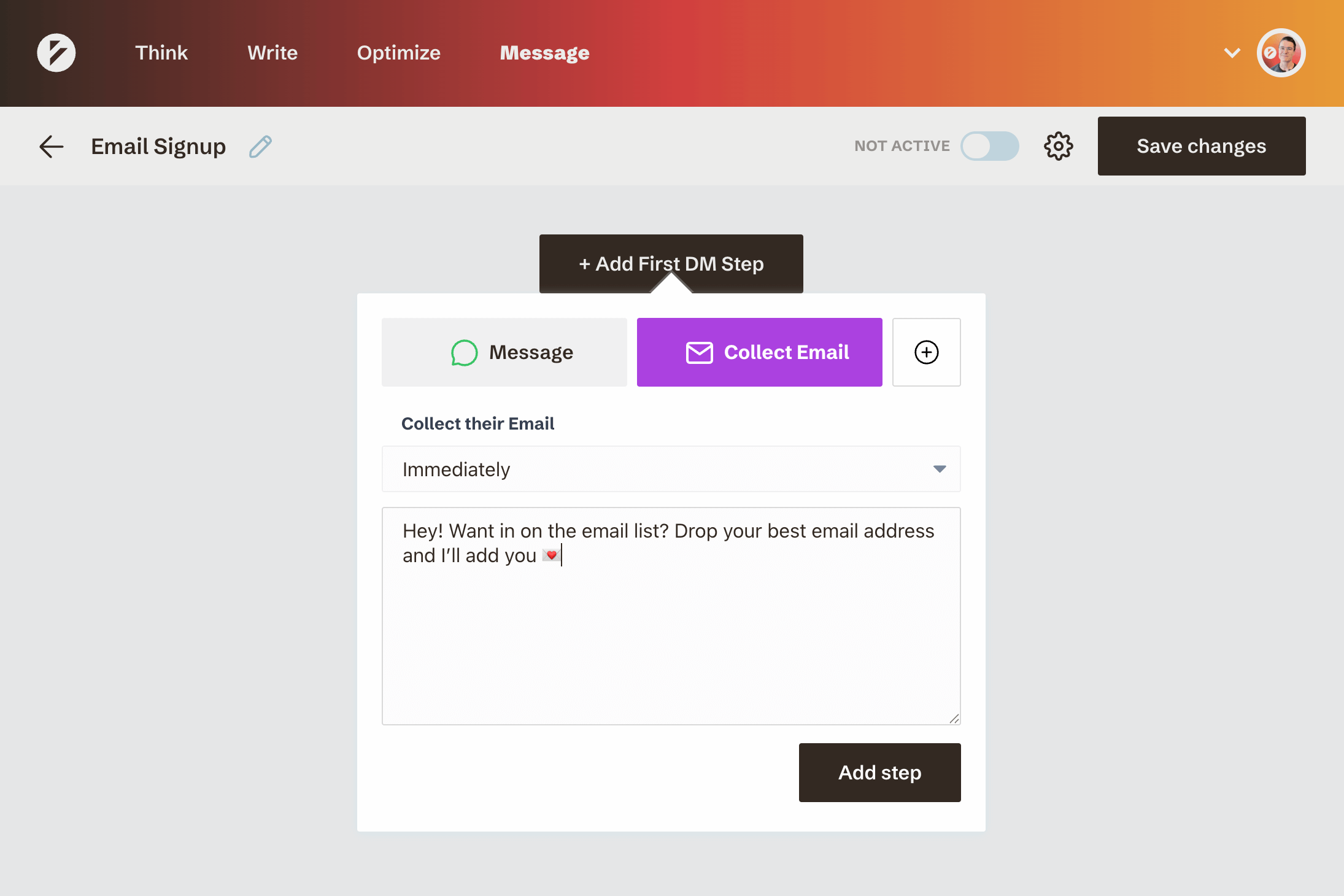 How to Collect Emails in Instagram DMs (Without a Link in Bio)