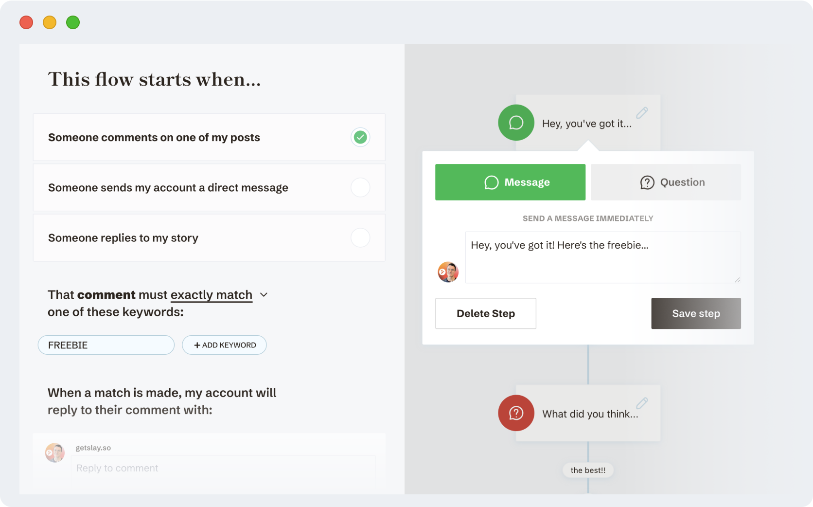 Slay.so easy Instagram DM automation tools